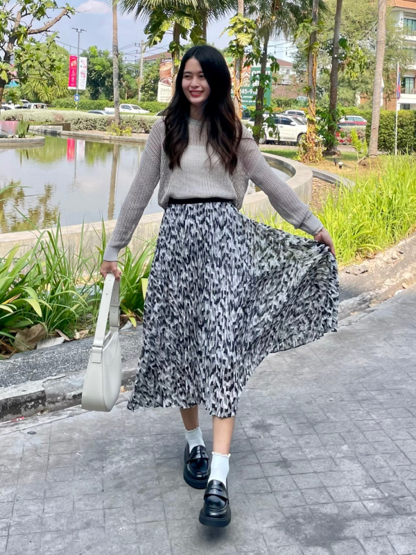 Плісована спідниця uniqlo