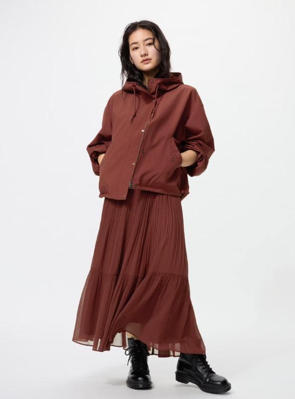 Шифонова спідниця uniqlo