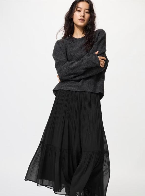 Шифонова спідниця uniqlo