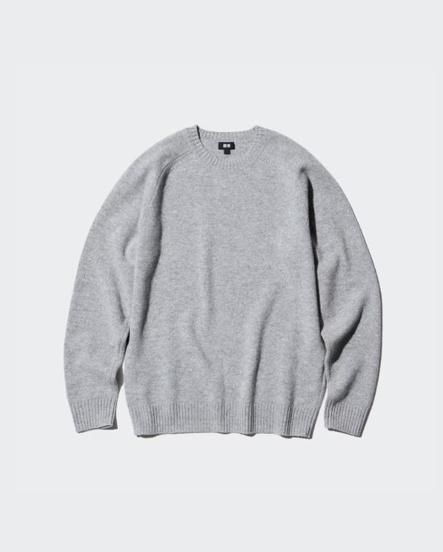 Светр з овечої вовни uniqlo