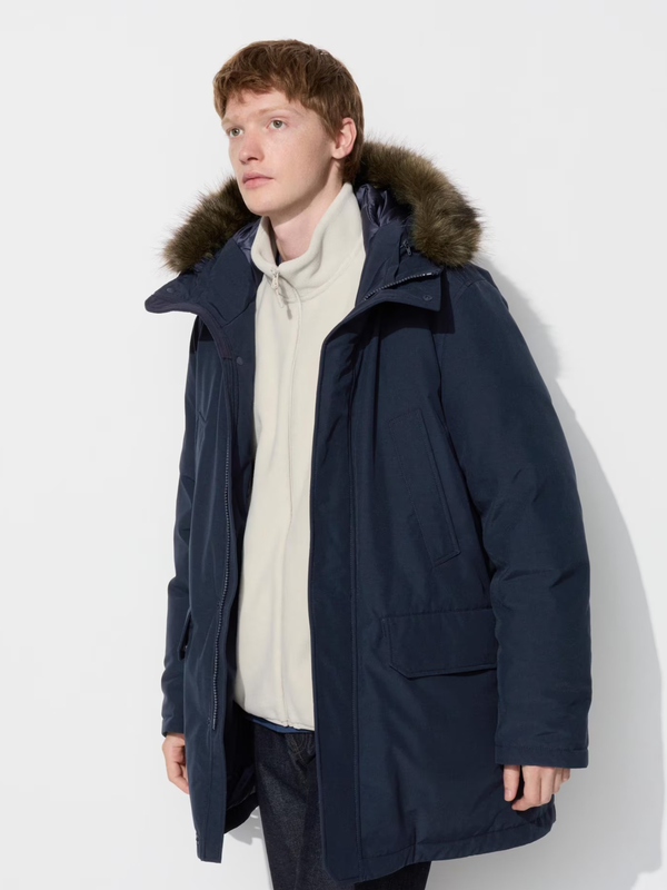 Ультратеплий гібридний пуховик uniqlo