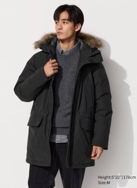 Ультратеплий гібридний пуховик uniqlo