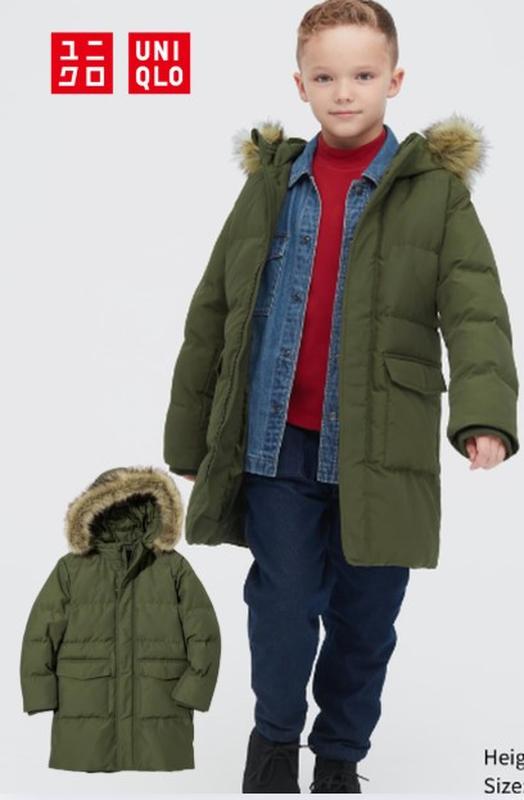 Найтепліша дитяча куртка uniqlo