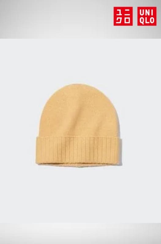Шапка uniqlo 100% кашемір