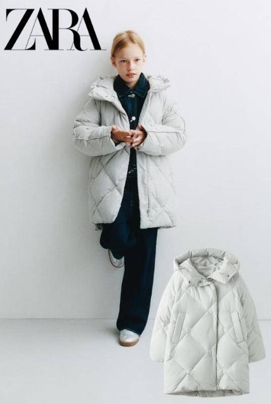 Дитяча куртка пуховик zara