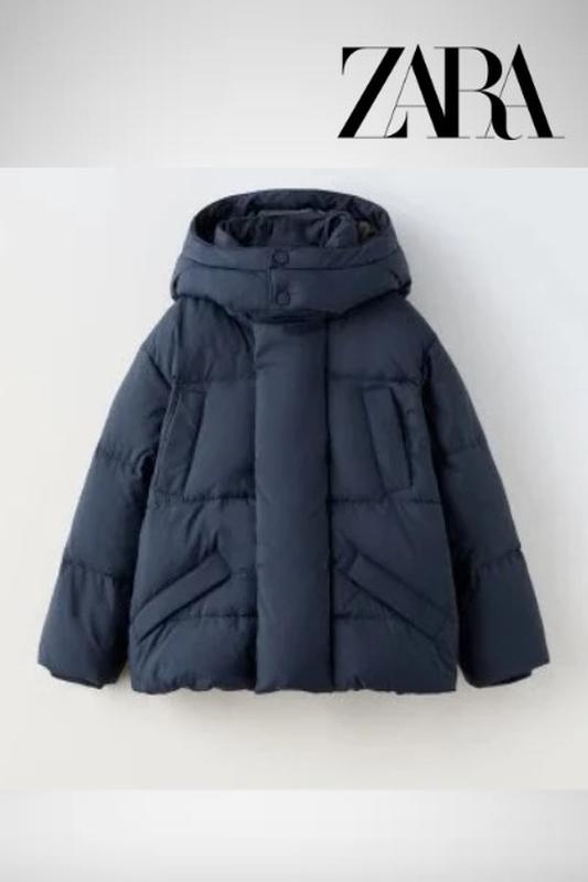 Зимовий пуховик zara