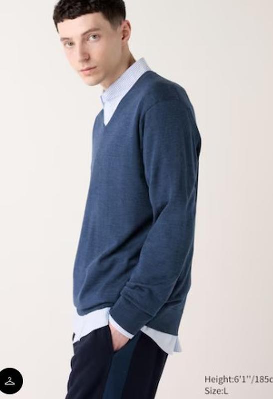 Джемпер uniqlo зі 100% вовни мериноса