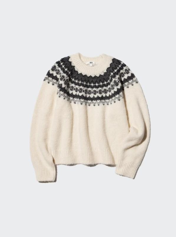 Светр fair isle uniqlo
