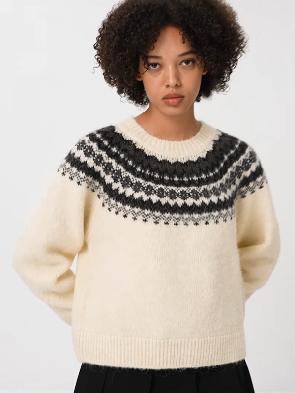 Светр fair isle uniqlo