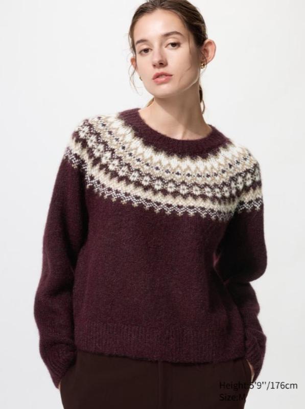 Светр fair isle uniqlo