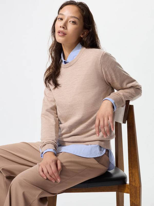 Cветр з вовни мериноса uniqlo