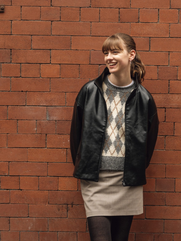 Светр uniqlo з візерунком argyle