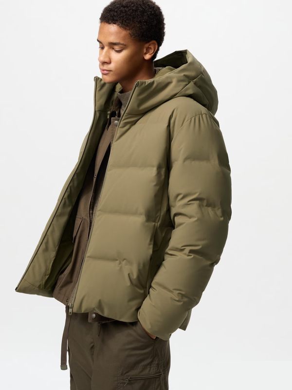 Пуховик seamless uniqlo, розмір хл