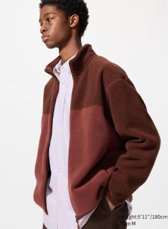 Флісова кофта унісекс uniqlo