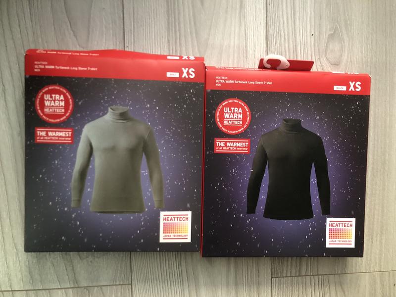 Термолонгслів uniqlo heattech ultra warm