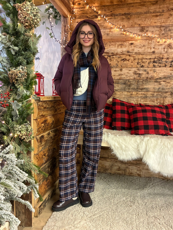 Фланелеві штани uniqlo