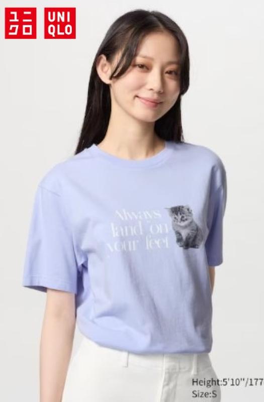 Футболка жіноча uniqlo cat photographs ut