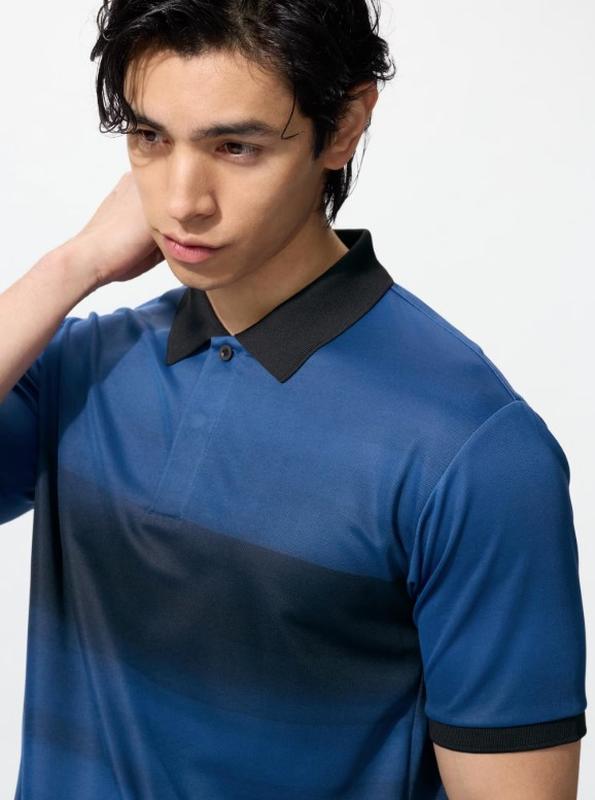 Футболка-поло з технологією dry ex від uniqlo