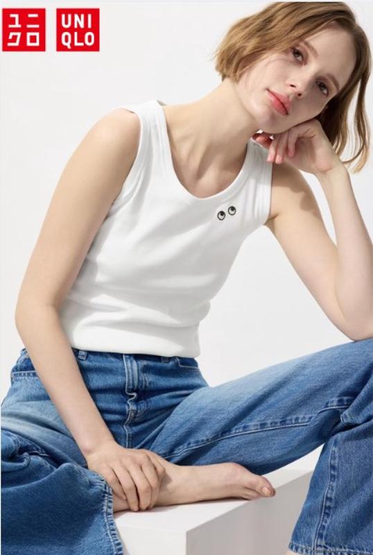 Майка uniqlo + anya hindmarch