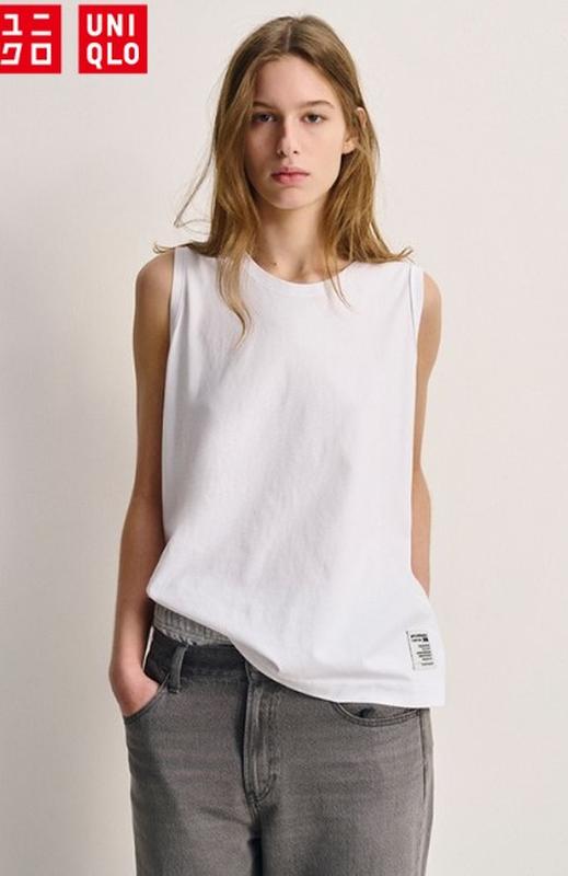 Майка uniqlo + anya hindmarch