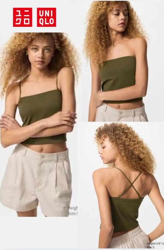 Топ airism uniqlo з вбудованими чашечками