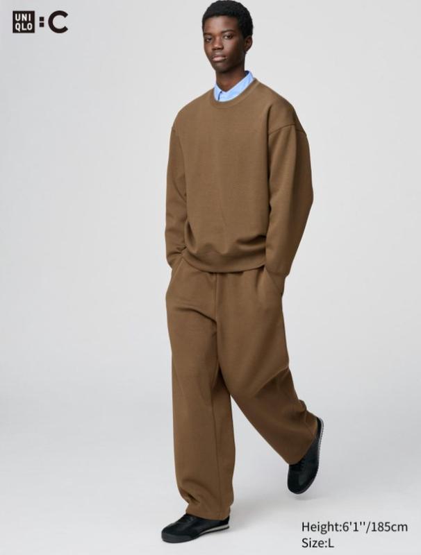 Штани sweat wide uniqlo