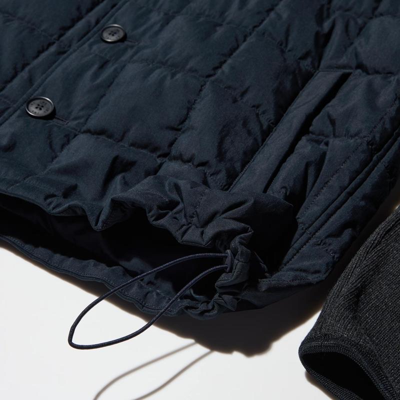 Комбінована куртка uniqlo combination quilted jacket