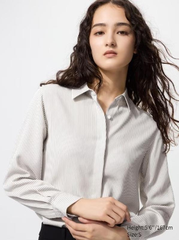 Блузка з віскози uniqlo