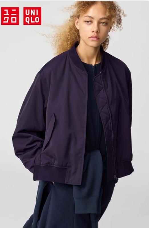 Куртка-бомбер uniqlo