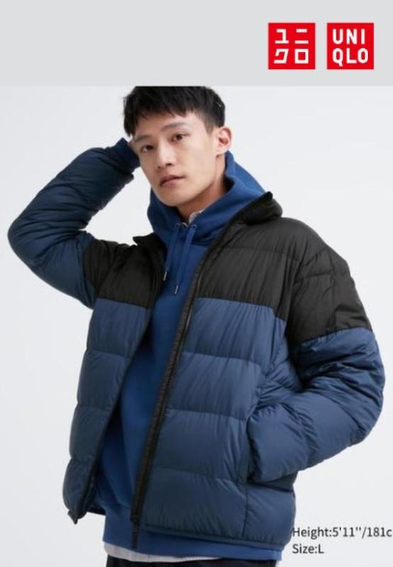 Чоловічий пуховик 3d cut від uniqlo