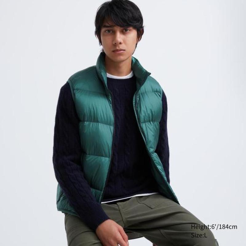 Ультралегкий пуховий жилет uniqlo
