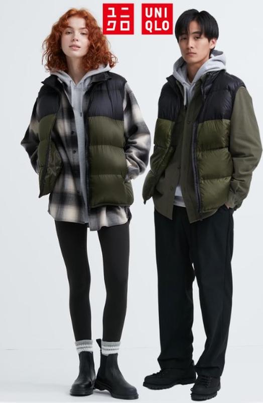 Ультралегкий пуховий жилет uniqlo