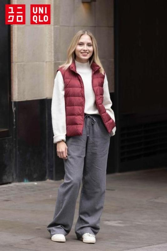 Жіночий пуховий компактний жилет uniqlo