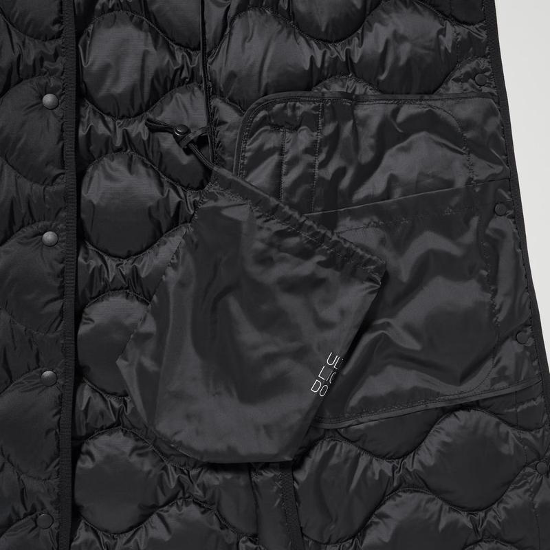 Ультралегкий довгий жилет uniqlo