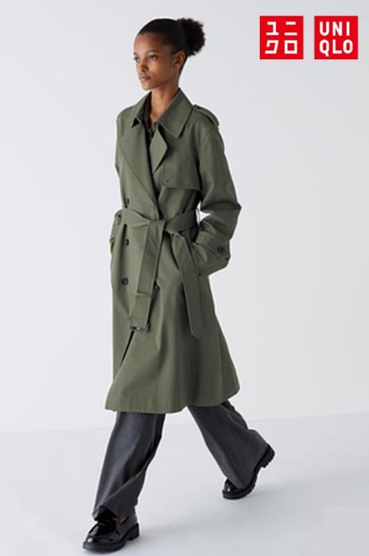 Тренч uniqlo