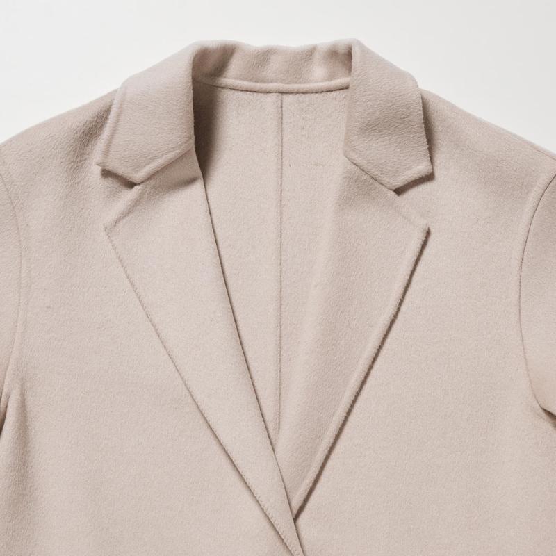 Пальто double face uniqlo