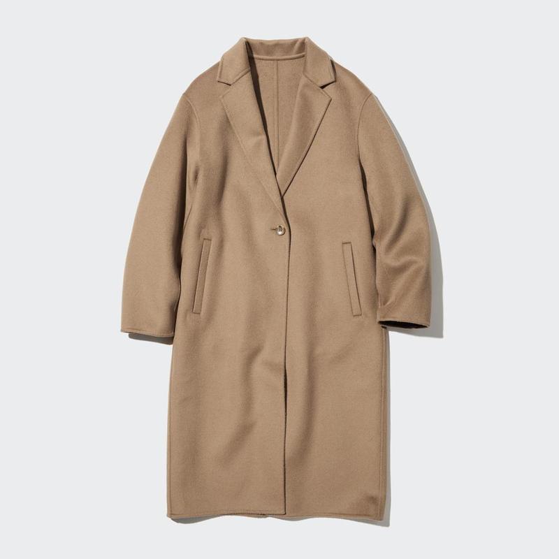 Пальто double face uniqlo