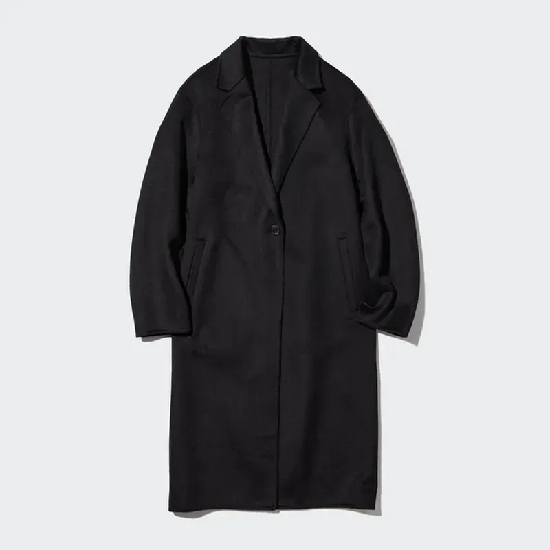Пальто double face uniqlo