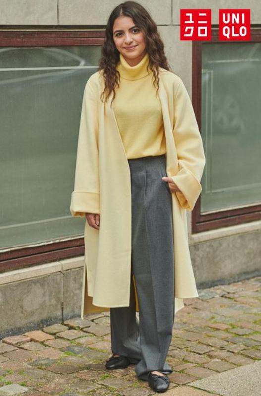 Пальто оверсайз uniqlo