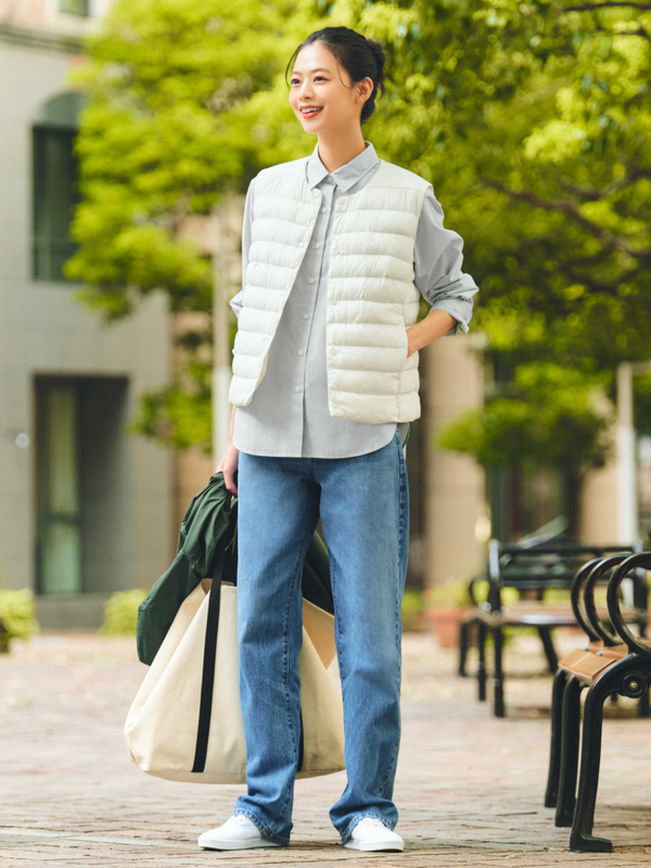 Жилет puffertech compact uniqlo