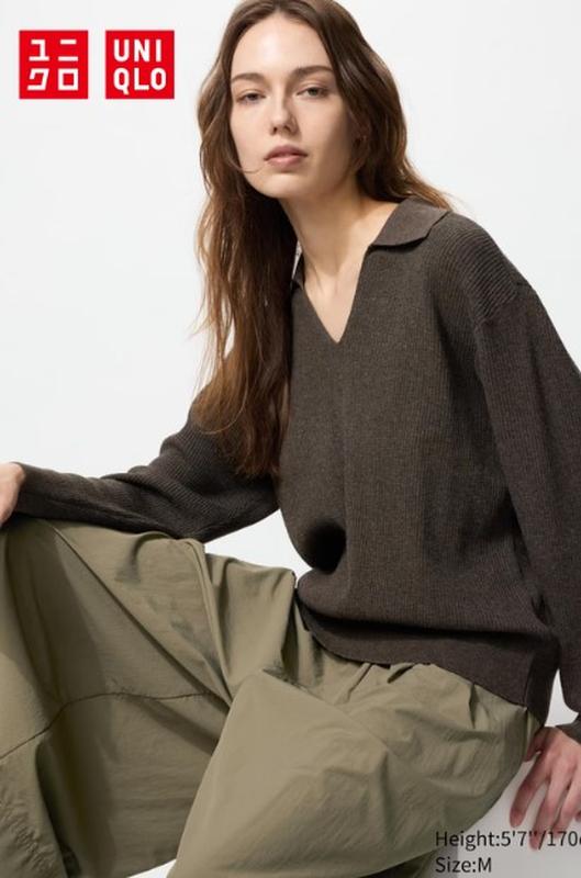 Светр-поло uniqlo
