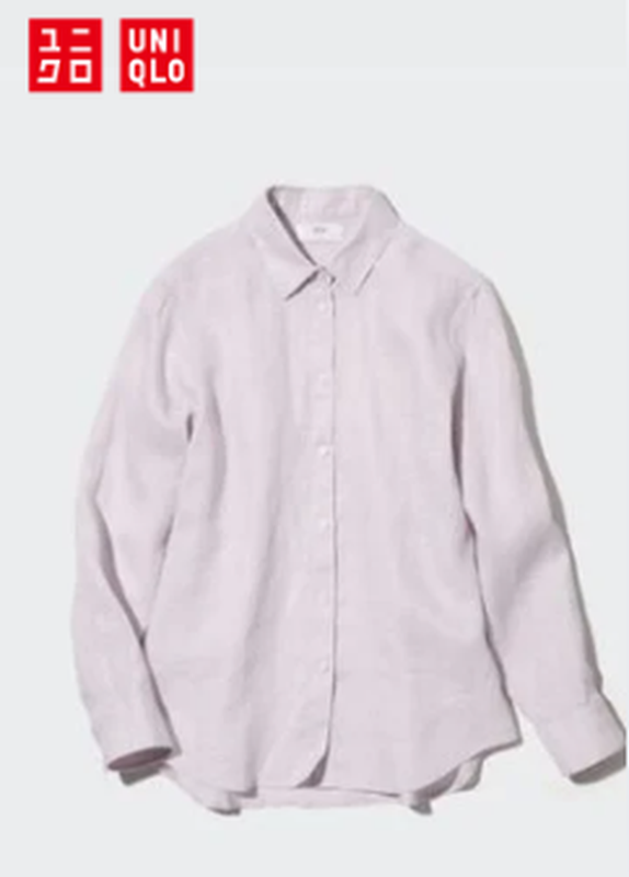 Cорочка uniqlo з льону преміум класу