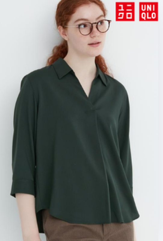 Блуза з віскози uniqlo