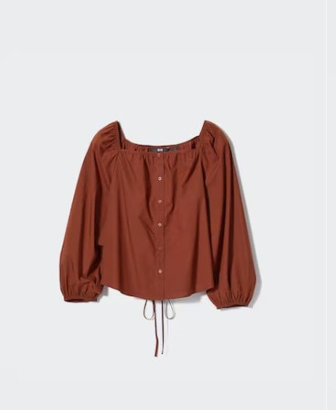 Бавовняна блузка uniqlo