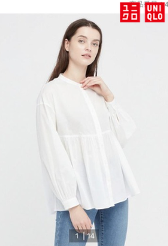 Бавовняна блуза uniqlo