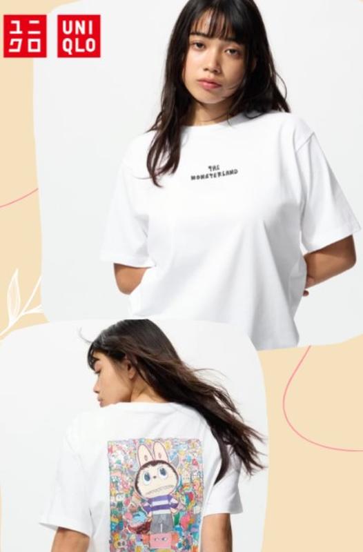 Футболка з графікою pop mart ut uniqlo