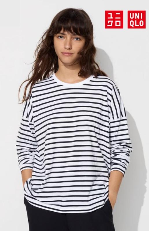 Лонгслів оверсайз uniqlo