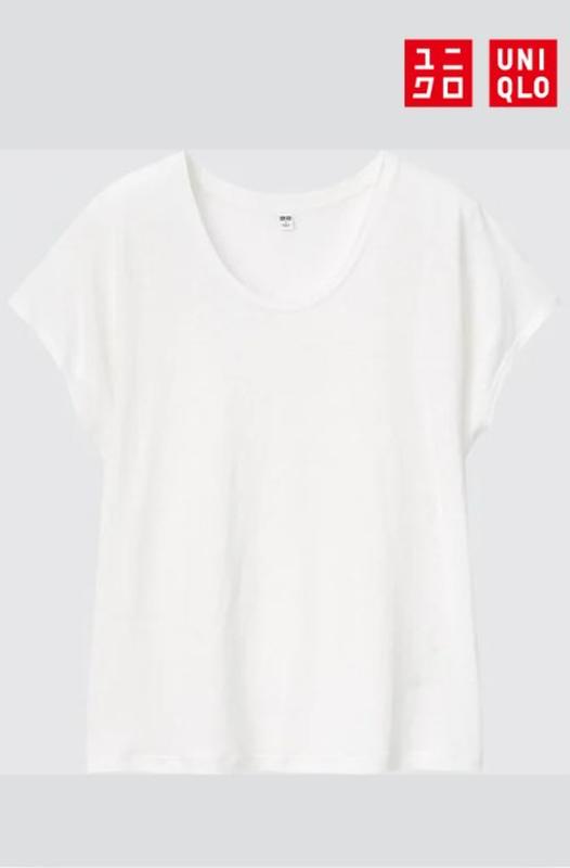 Футболка uniqlo linen blend