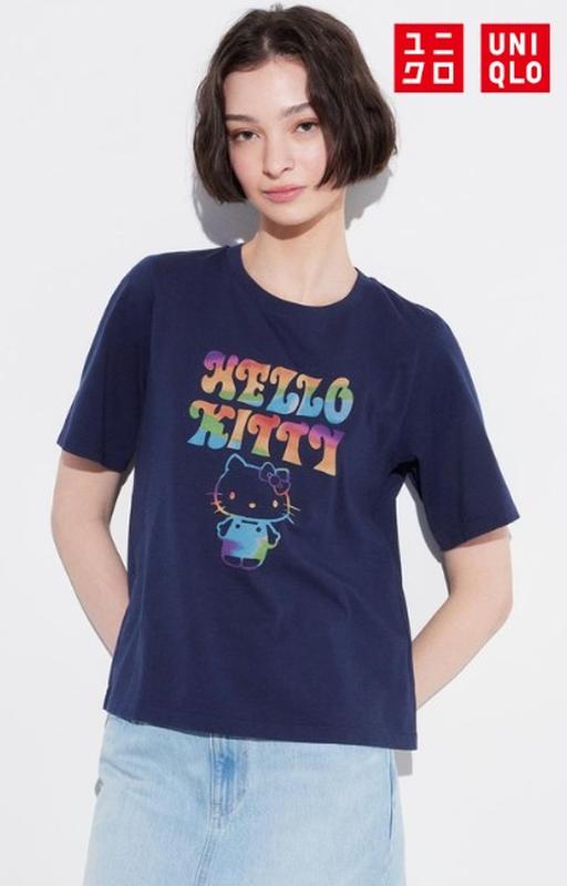 Футболка hello kitty 50th anniversary ut uniqlo, розмір м
