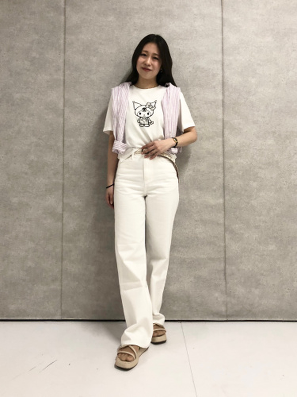 Футболка uniqlo з колекції hello kitty 50th anniversary ut, розмір л